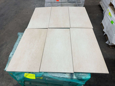 Almond Tan Porcelain Tile – 12x24 Floor & Wall Tile
