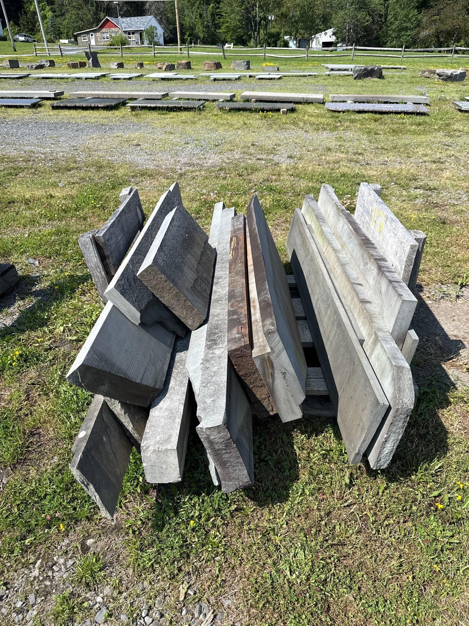 Lot 112 - Pallet of Mixed Thickness Bluestone Lengths