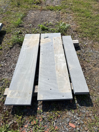 Lot 114 - 3 Large Pieces of Bluestone - All Around 50 in Length