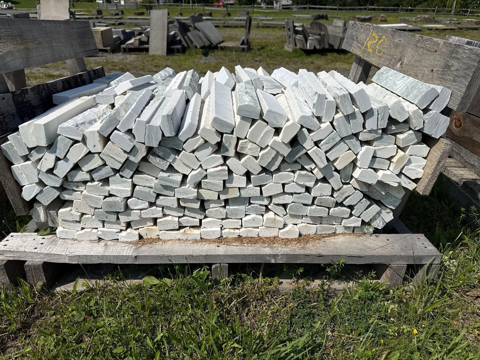 Lot 120 - Pallet of Marble Moulding - 2.25"w x 11.5"l