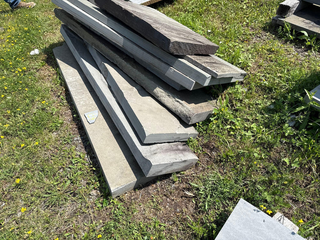 Lot 134 - 9 Bluestone Lengths - Has Cracking