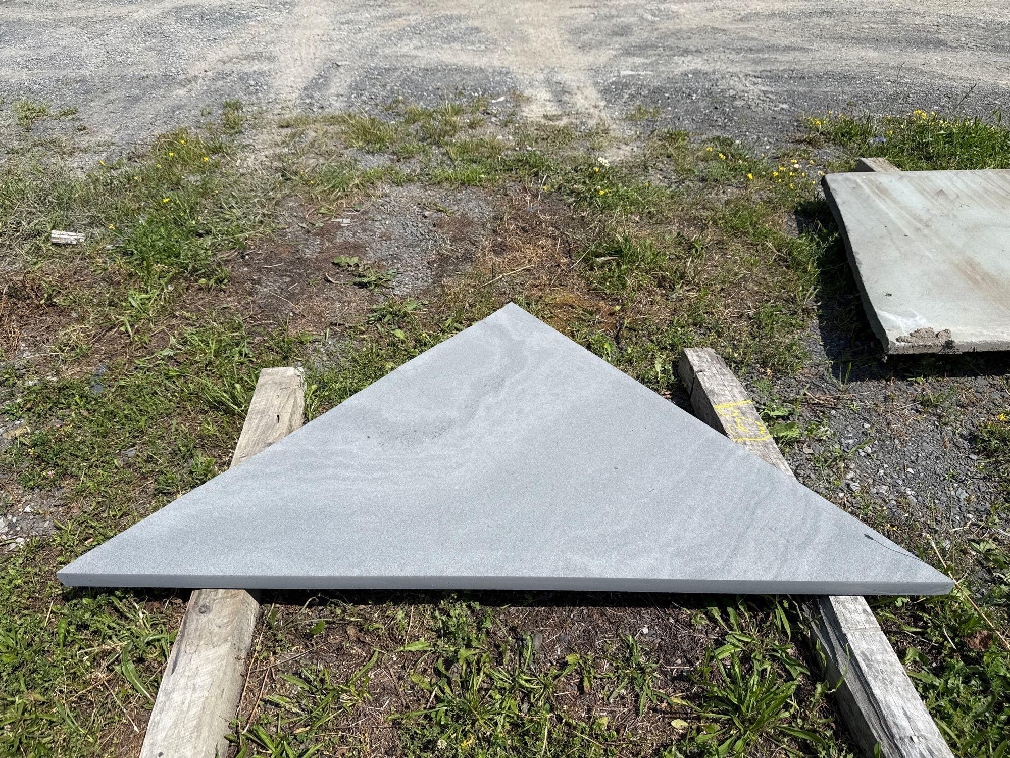 Lot 139 - Bluestone Triangle - 62" Base, 1/5" Thick