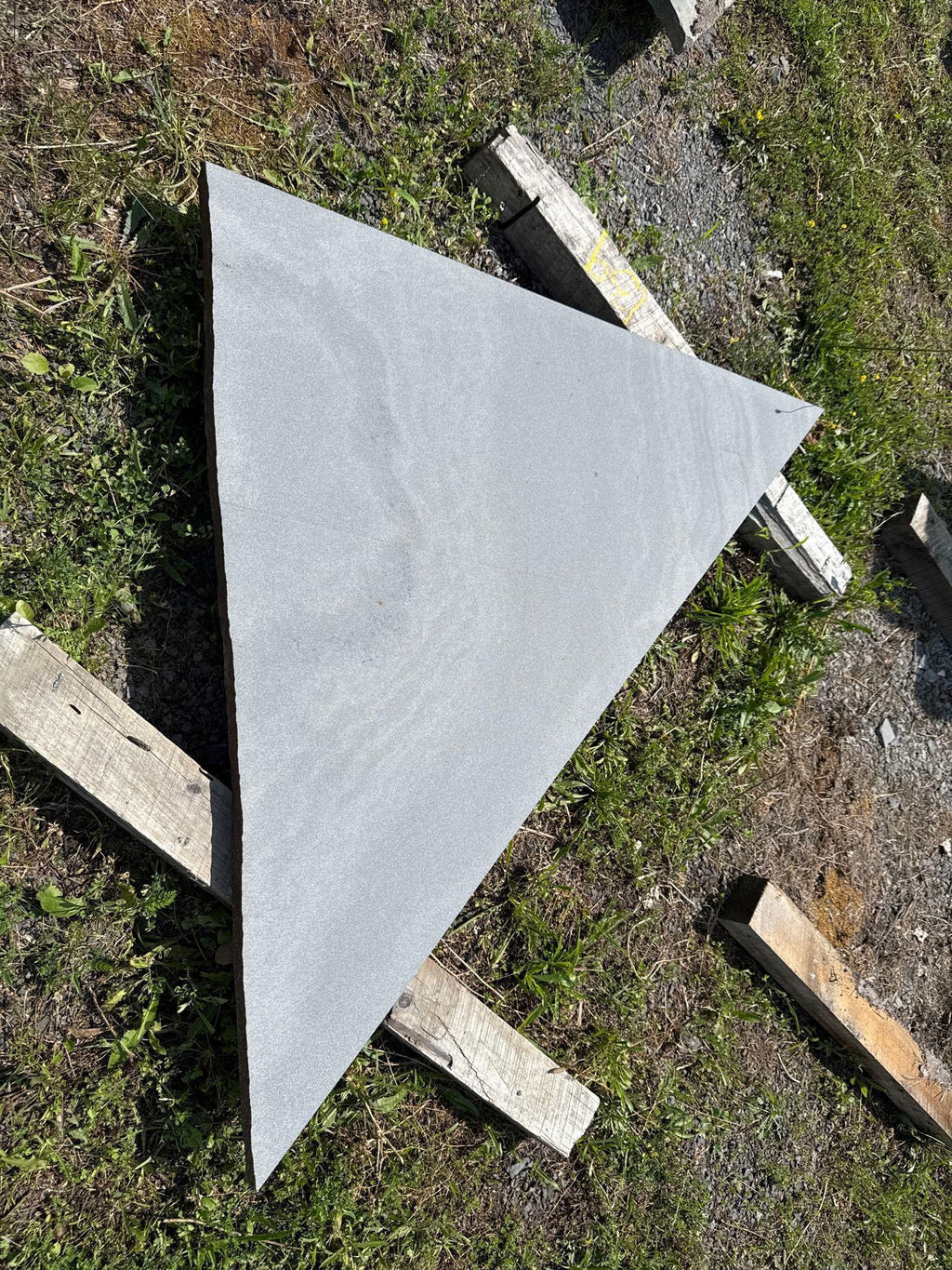 Lot 139 - Bluestone Triangle - 62" Base, 1/5" Thick