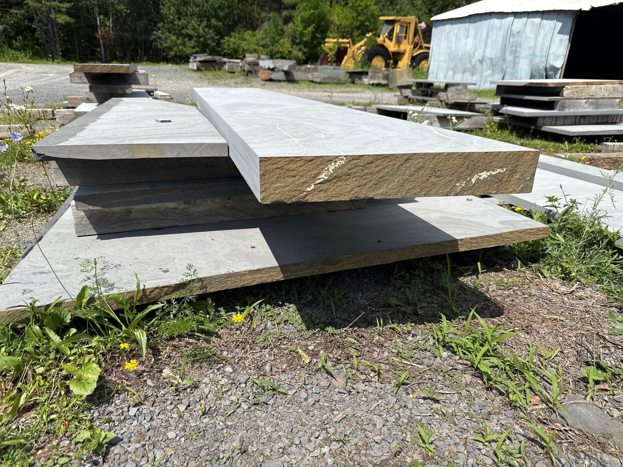 Lot 143 - 6 Bluestone Pieces - Various Sizes