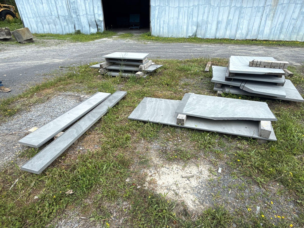 Lot 146 - Large Lot of Mixed Bluestone Pieces