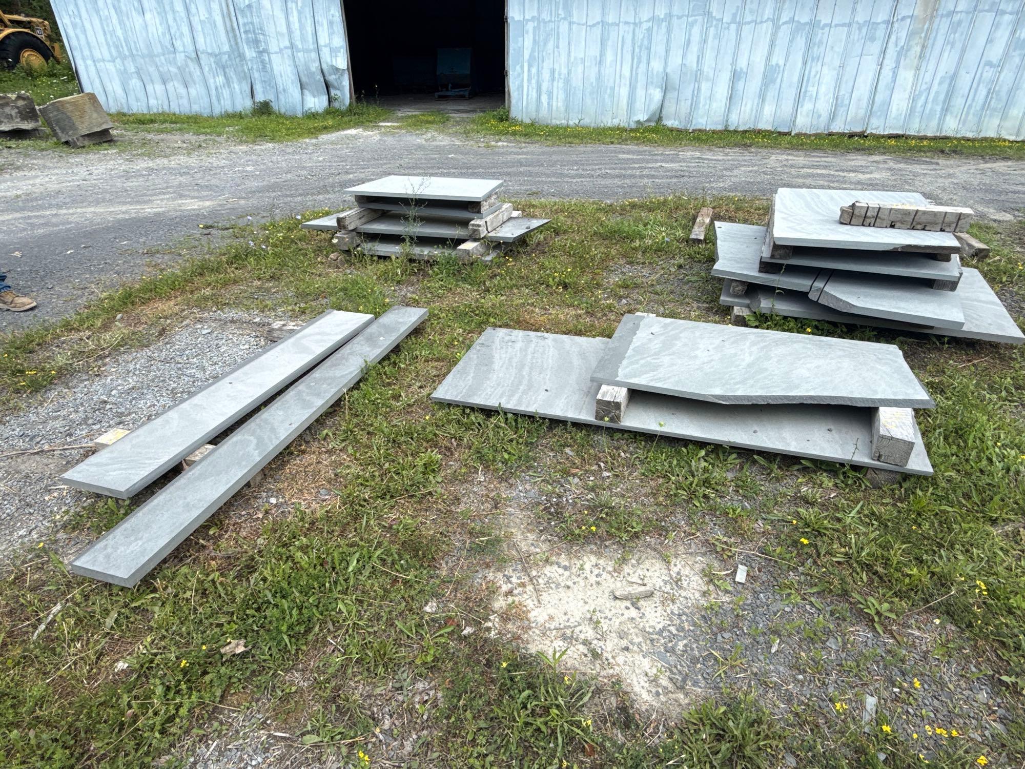 Lot 146 - Large Lot of Mixed Bluestone Pieces