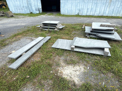 Lot 146 - Large Lot of Mixed Bluestone Pieces