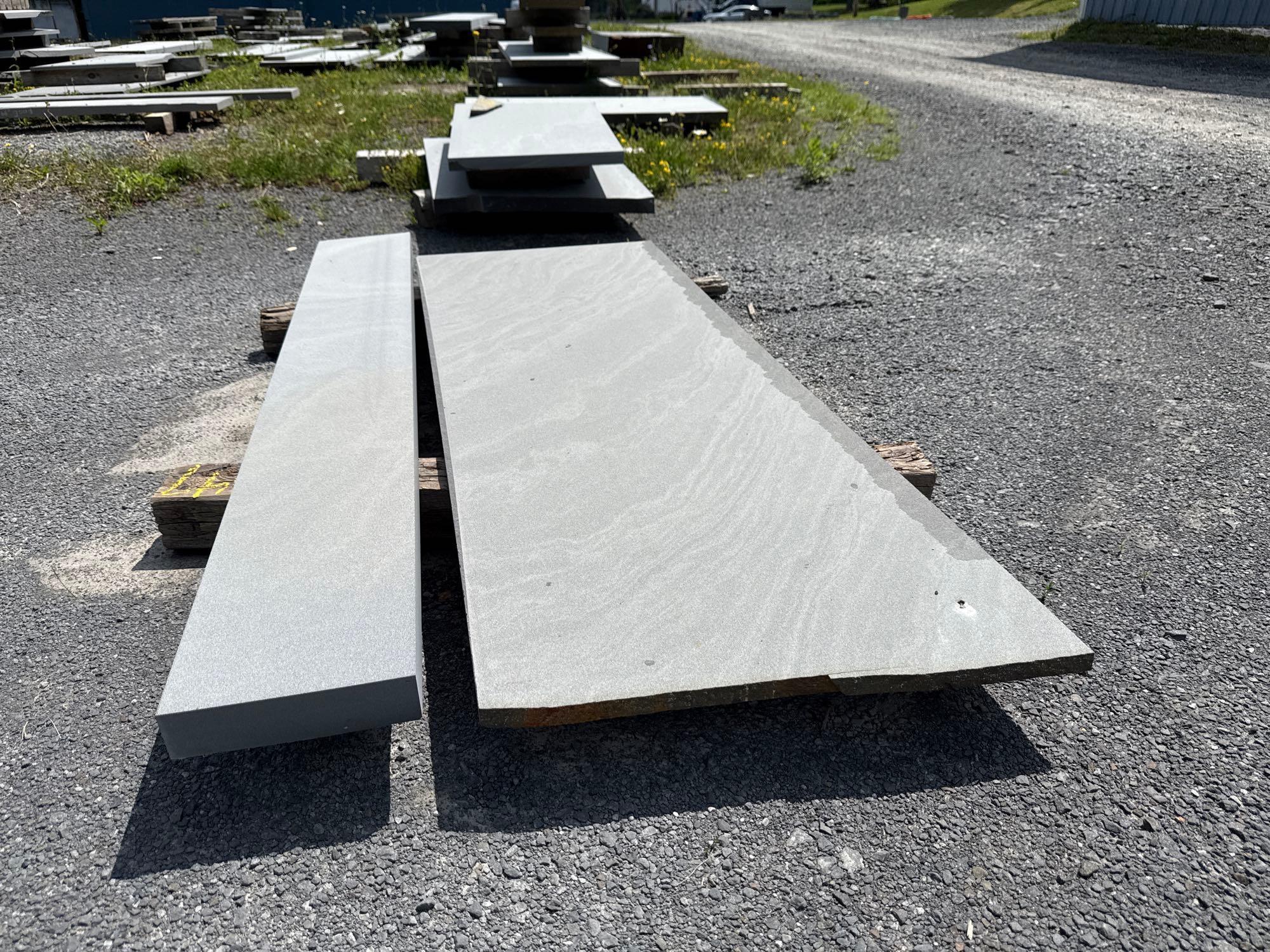 Lot 147 - 5 Large Bluestone Cut Pieces - Various Sizing