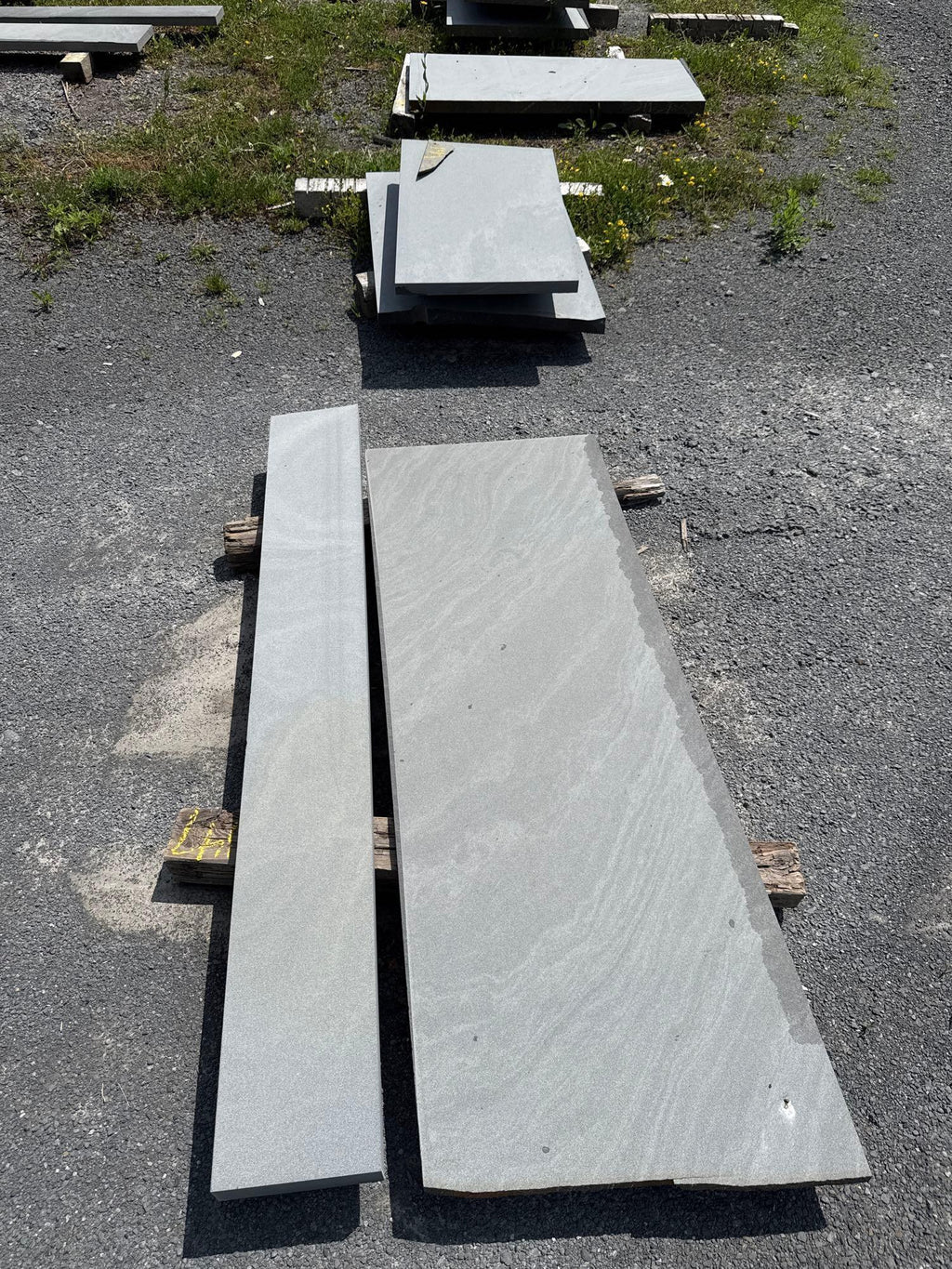 Lot 147 - 5 Large Bluestone Cut Pieces - Various Sizing