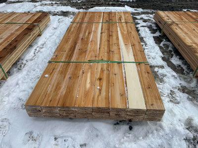 Western Red Cedar Decking 5/4x6x10 #3