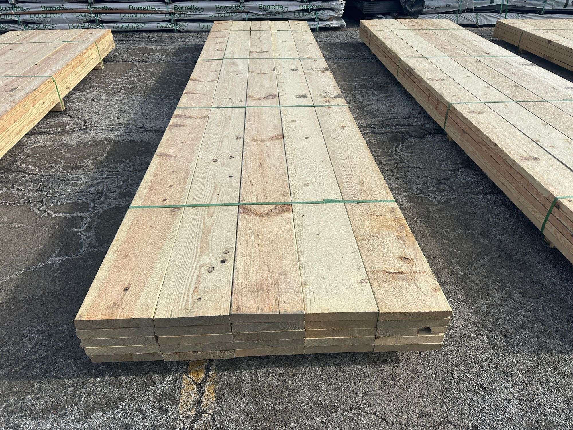 SPF/Euro Spruce Dimensional Lumber 2x10x16 S4S - 50 Board Bundle