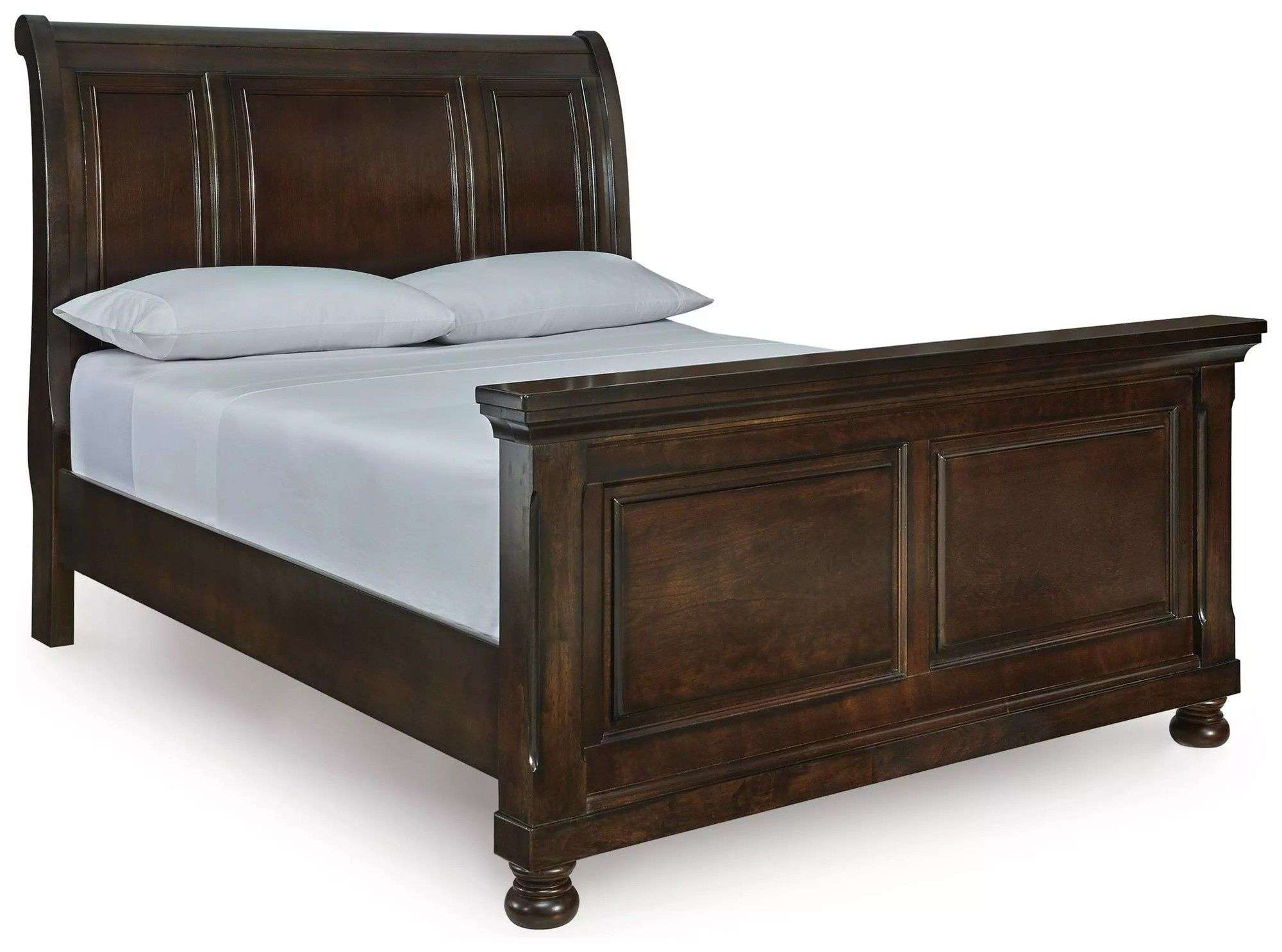 Ashley Porter Rustic Brown Queen Sleigh Bed