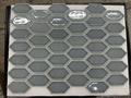 Dal-Tile Jade Gray Hex Glass Mosaic Tile 13x10 - Set of 120