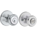 Kwikset Satin Chrome Entry Knobs - 6 Packs of 3