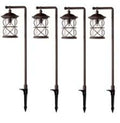 Hampton Bay Athens Low Voltage LED Path Light Rustic Bronze - Set of 8