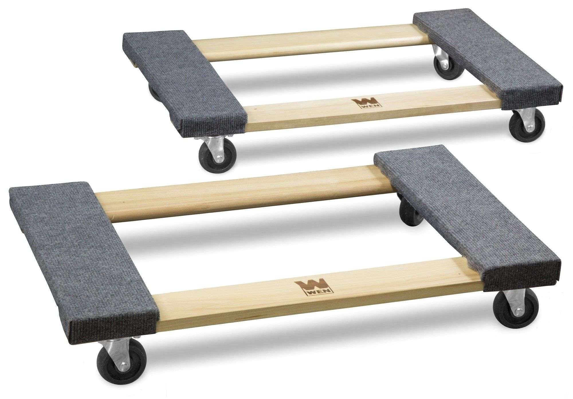 WEN 18"x30" Hardwood Mover's Dolly 2-Pack 1320lb - Set of 3