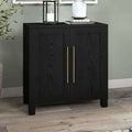 Chabot 28" Black Grain Accent Storage Cabinet