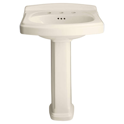 American Standard Townsend Portsmouth 2-PC Linen Pedestal Sink