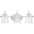 Progress Lighting Cottage White 3-Light Vanity 22"x7.75"