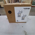 Project Source White Outdoor Wall Lanterns 2-Pack