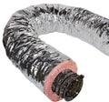 10"x25' Insulated Flexible Duct R6 Silver Jacket