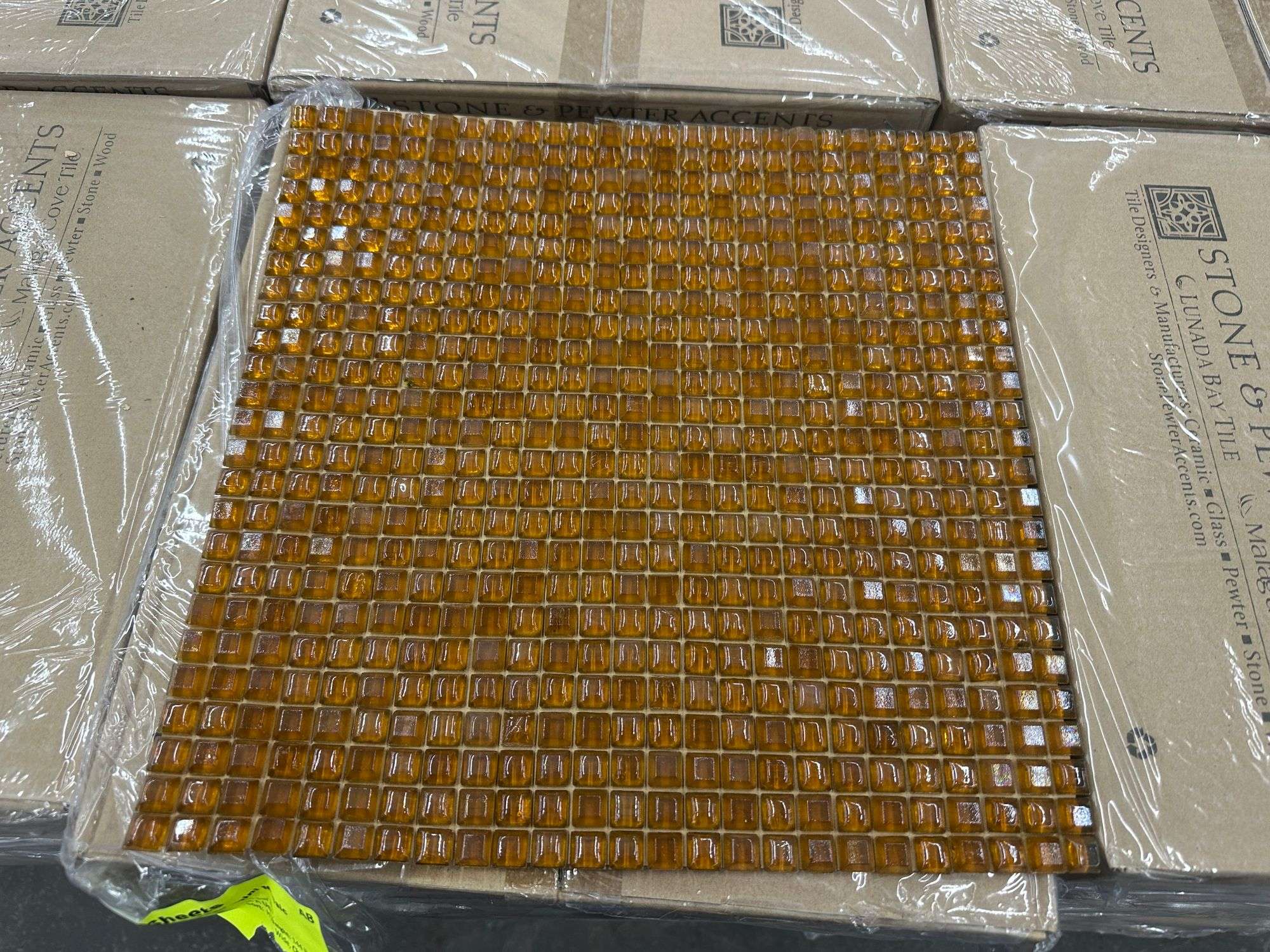 RARE Apricot Mizumi Pearl Mini Mosaic Tile – Glass Backsplash / Shower Tile (12x12 sheets)