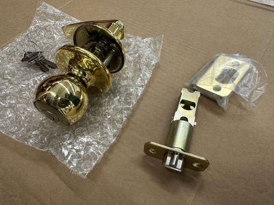 Brass Entry Lock Knob/Lever - Lot of 20