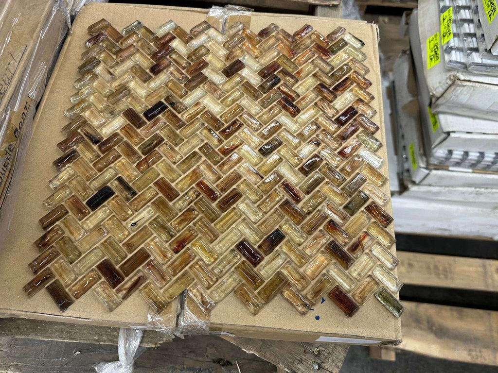 Hagi Herringbone Mizumi Natural Mosaic Tile – Backsplash & Accent Tile