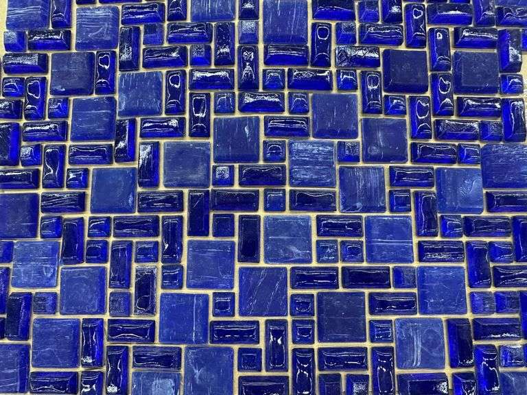Maroni Blue Smoke Natural & GM Mosaic Tile – 7/8x1/8 Sheets