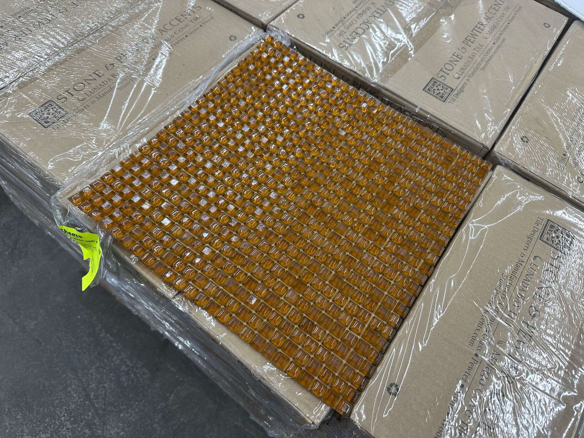 RARE Apricot Mizumi Pearl Mini Mosaic Tile – Glass Backsplash / Shower Tile (12x12 sheets)